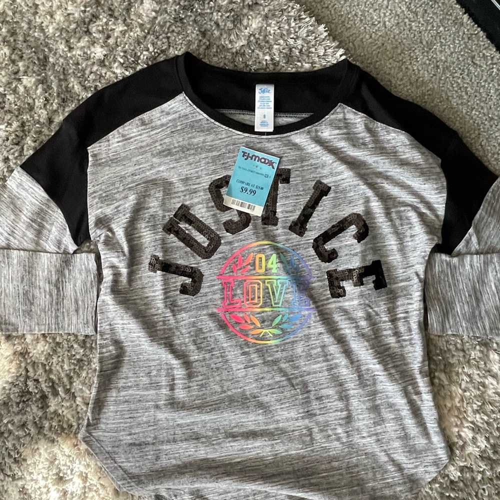 Justice girls t-shirt
